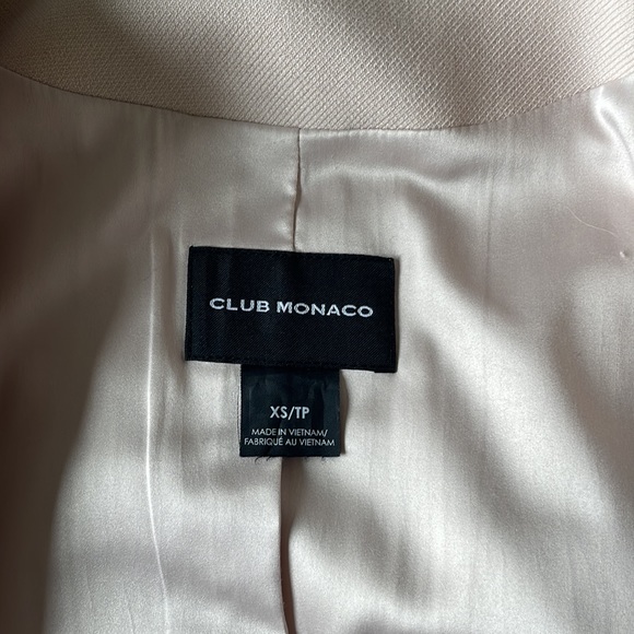 Club Monaco pink and leather coat - Picture 3 of 3